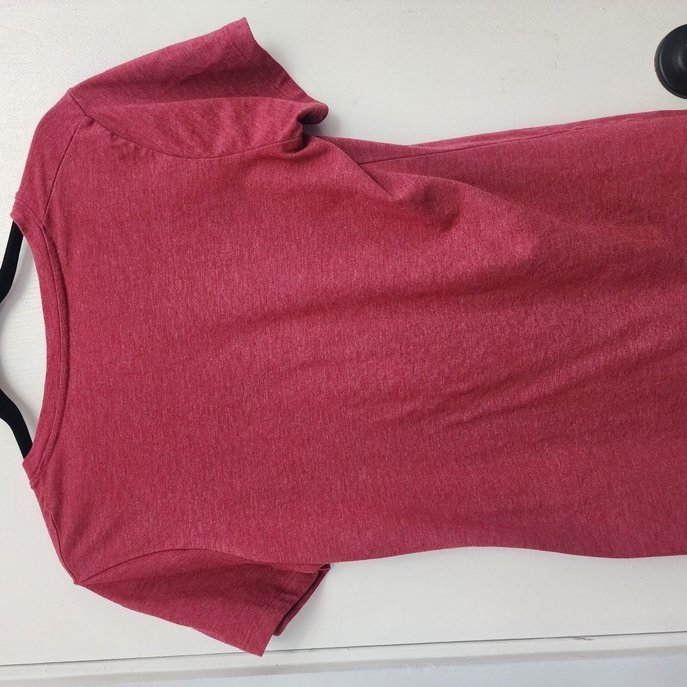 Red Fitted Short Sleeve T-Shirt - Picture 7 of 10